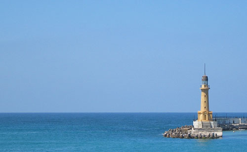 Новый маяк в Александрии.
