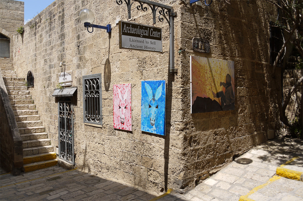 Картины на улицах Яффо