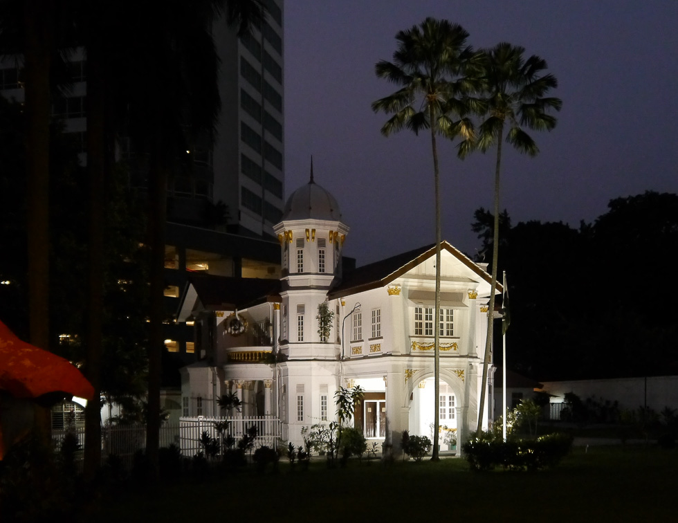 Старые колониальные домики в Куала-Лумпуре