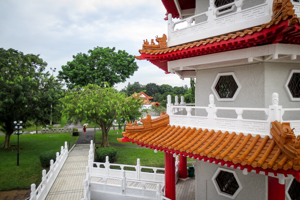 Пагода в китайском саду Сингапура